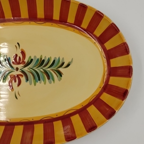 Gail Pittman Oval Serving Dish large Platter Siena SLAH Southern Living - Picture 4 of 11